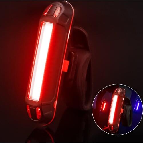 Bike Tail Light Bicycle LED Light USB Rechargeable Mountain Portable Cycling Light Safety Warning Light Waterproof Tail-lamp