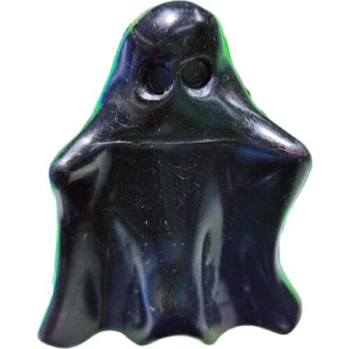 1Pcs Natural Crystal High Quality Best Selling Black Obsidian Ghost Shaped For Decoration and Gift