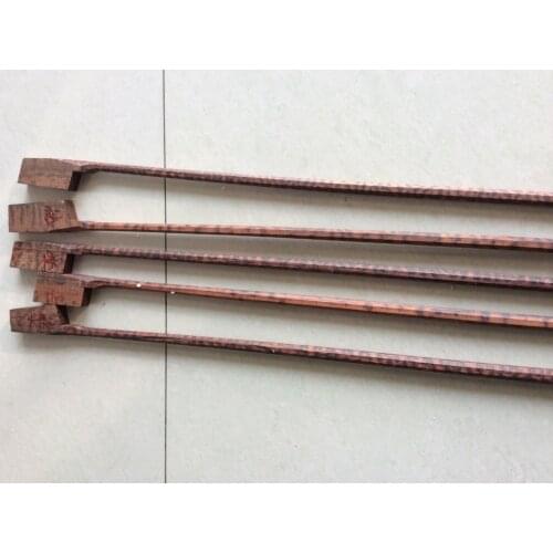 5 pcs snake wood bow sticks for cello baroque style half finished