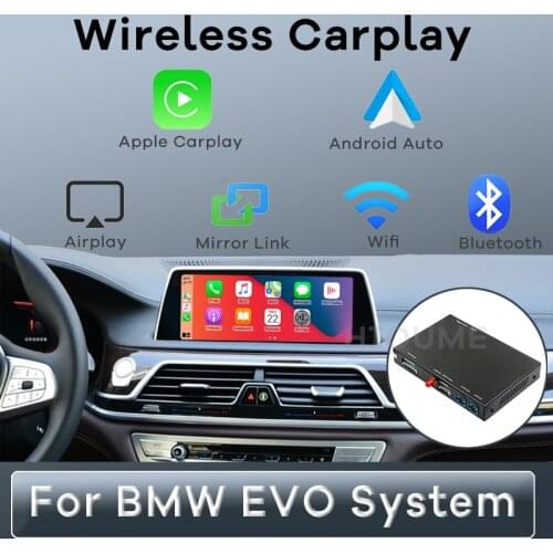 Wireless Apple Carplay Android Auto Interface Decoder for BMW E60 E70 E71 E84 F10 F11 F25 F26 F30 CIC system