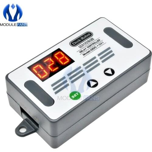 Digital LED Delay Timer Cycle Relay Switch Trigger Programmable Module With Case For Car Auto Optocoupler Isolation