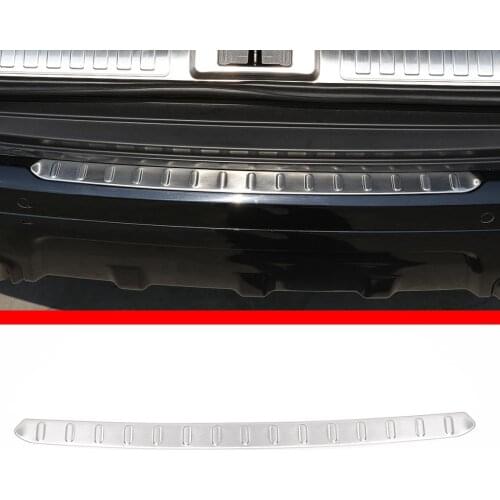 For Land Rover Range Rover Sport 2018-2020 Stainless Steel Outside Rear Bumper Protection Sill Plate Trim Car Exterior Accessory