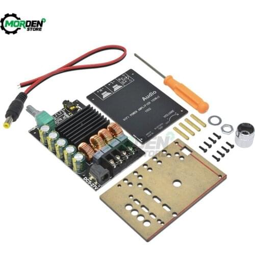 DC 8-24V HIFI Stereo Bluetooth 5.0 100W+100W TPA3116 Digital Power Audio Amplifier board TPA3116D2 AMP Amplificador Home Theater