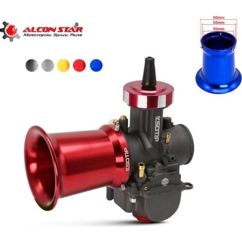 Alconstar- 55mm Motorcycle Carburetor Air Filter Cup The Wind Cup Horn Cup Fit PWK32 PWK34 Keihin OKO KOSO MIKUNI PZ Carburetor