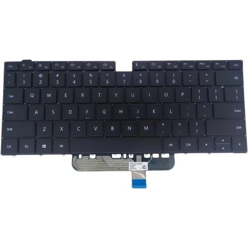 English Backlit keyboard for Huawei MateBook 14 KLW W09 W19 KLW-W29 KLVC-WAH9L WFH9L KLVC-WFE9L US replacement laptop keyboards