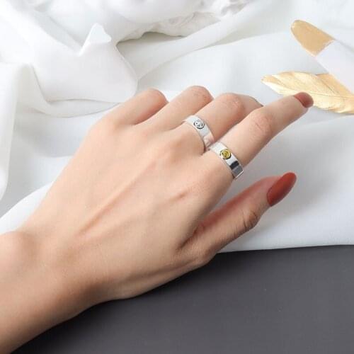 Retro Smile Alloy Face Ring Female Smile Ring Women Men Open Finger Adjustable Rings Personality Jewelr