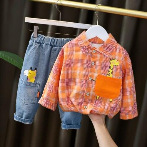 Girls Clothing Sets Spring Autumn Boys Clothes Set T-shirt+pants 2 Pcs Kids Clothes Girl Sport Suit Children Clothes