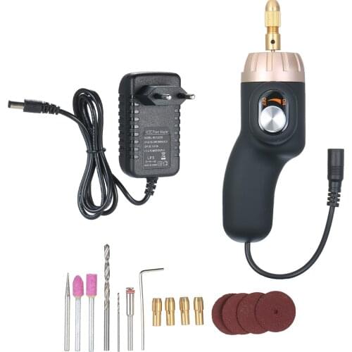 LY-100 Electric Drill Electric Rotary Engraving Tool Mini Portable Household Small Electric Drill 24W Adjustable Speed Polisher