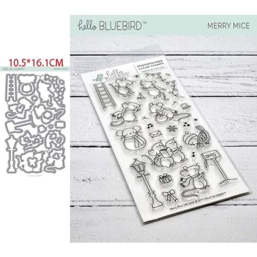 Sirius Mice playing in winter troqueles de corte de metal scrapbooking cutting dies and stamps DIY scrapbooking nouveau arrivage