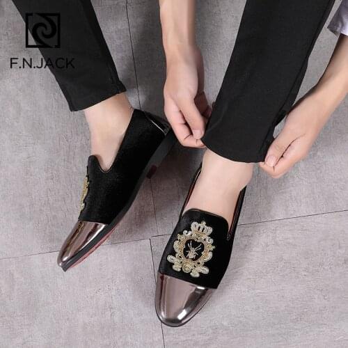 F.N.JACK Velvet Mens shoes Rubber Loafers Tenis masculino Scarpe uomo Sepatu pria Sapato Schoenen Man Big size Casual shoes men
