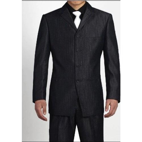 Mens suits mens classic four button suit counter genuine factory clearance DFER345