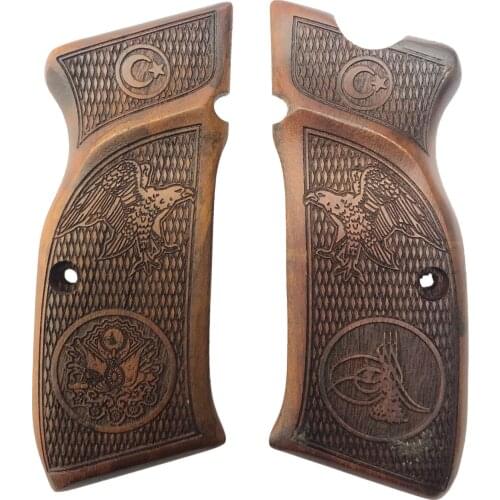 Unshakable Mega Ottoman Tuğra and Rigging, Eagle and Moon Star Pattern Laser Cut Wooden Grip