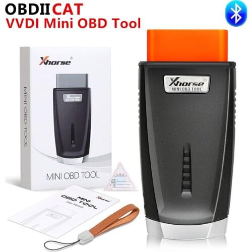 OBDIICAT Xhorse Newest VVDI Key Tool Max with VVDI MINI OBD Scan Tool Support Bluetooth XKKF02EN Wire Remote Key