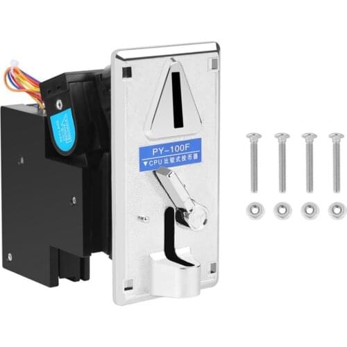 Multi Coin Acceptor CPU Programmable Coin Validator Electronic Selector Mechanism Arcade Mech for Vending Washing Machine