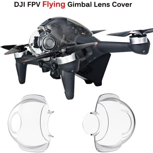 Transparent Gimbal Lens Guard for DJI FPV Dust-proof Anti-collision Protective Drone Camera Flying Cover for DJI FPV Accessories