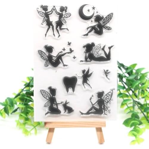 YPP CRAFT Elf Transparent Clear Silicone Stamps for Scrapbooking/Card Making/Kids Fun Decoration Supplies