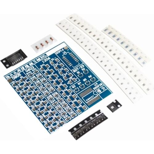 SMT SMD Component Welding Practice Board Soldering DIY Kit Resitor Diode Transistor By start Learning Electronic