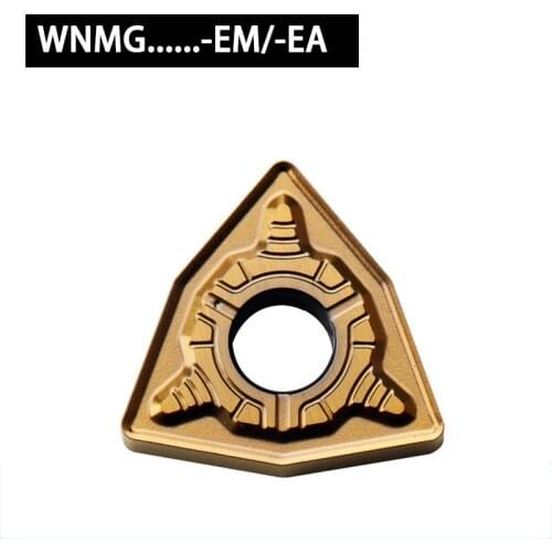 CNC Lathe Tool Carbide Inserts -EA/-EM WNMG080404EA WNMG080404EM WNMG080404 WNMG080408 Machine Tool Holder Set Metal Cutter
