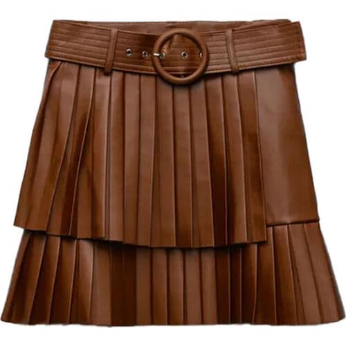 URMASZA Women's Pleated Skirts
