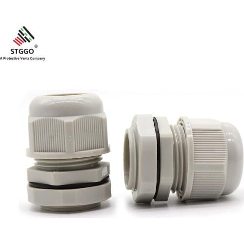 Waterproof IP 68 Plastic Locking Nut PG21 Enclosure Screw Vent