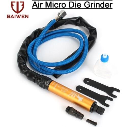 Air Micro Die Grinder Set Pencil Type High Speed 35,000RPM Cutting Wood Jewelry Polishing Grinding Engraving Pneumatic Tools