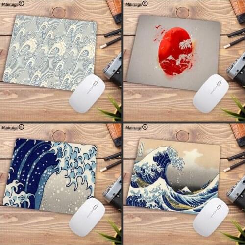 Mairuige High Quality Japanese Wave Art High Speed New Gaming Speed Keyboard Mousepad Size for 180*220 200*250 250*290 Mm