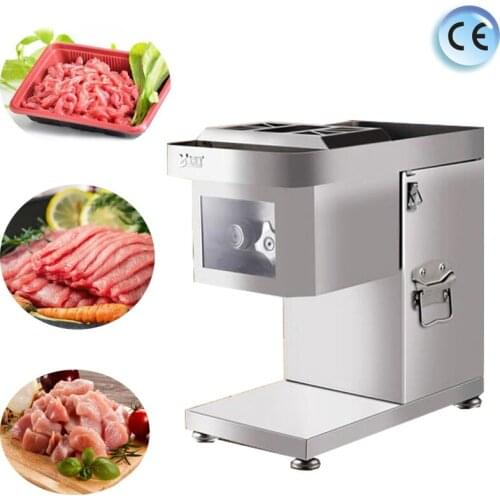 High-speed Meat slicing machine Mini Electric Meat Slicer Slicer Commercial Fresh Meat Strip Cutter