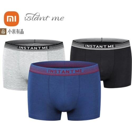 Youpin Instant me mens high elastic breathable underwear three leggings youth boys shorts antibacterial cool pants