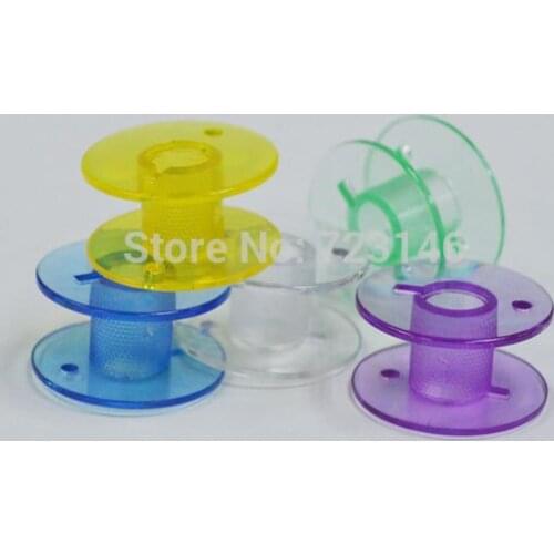 10PCS/set Sewing Machine Bobbins Spool Plastic Case ANTI-SLIDE,QUICK-WINDING BOBBINS Fits for New Home 4000,6000,7000,8000,9000