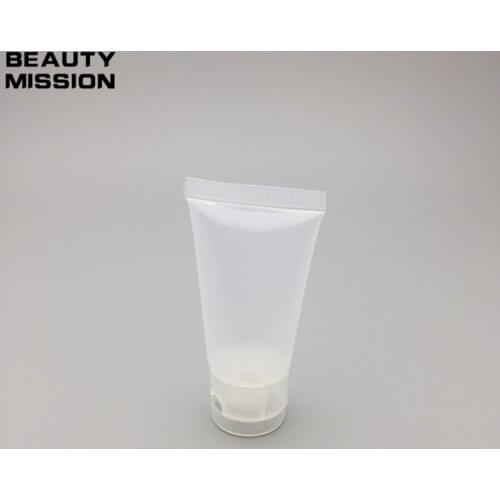 30ml empty clear lotion plastic soft tube for cosmetic skin care cream packaging,30g squeeze container bottles with flip cap