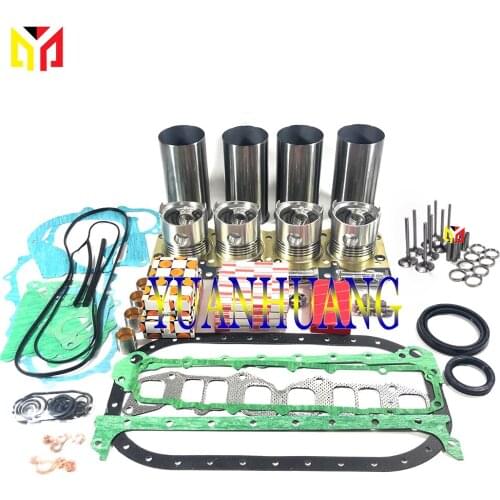 4BC2 Engine Rebuild Kit With Valve Overhual Repair Gasket Set For ISUZU Diesel Liner Piston Ring Bearing