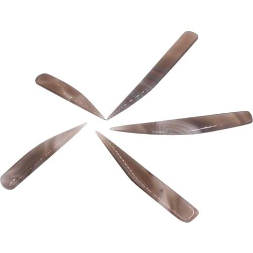 Agate Burnisher Knife Craft Polishing Tool for Jewelry Shaping 5PCs