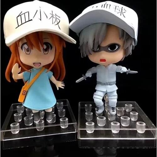 Anime Cells At Work Platelet White Blood Cell PVC Action Figure Collectible Model doll toy 10cm
