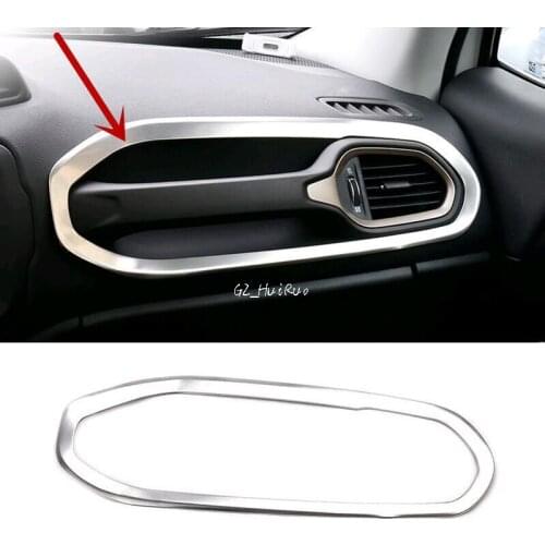 Co-Pilot Side Air Vent Outlet Handle Frame Cover Fit For Jeep Renegade 2015-2016
