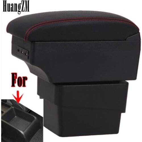 For Skoda New Octavia A7 armrest box universal car center console modification accessories double raised with USB