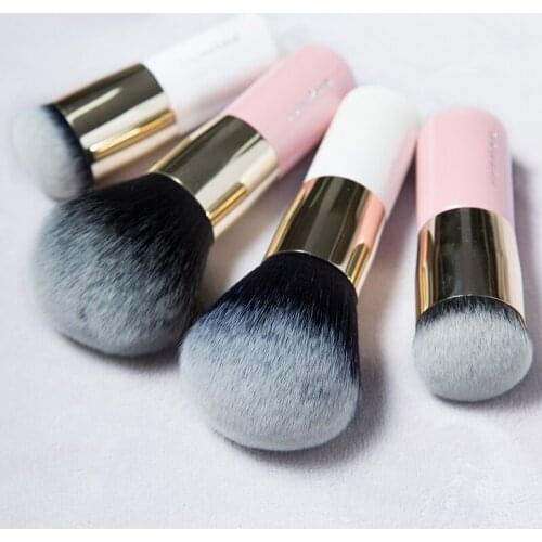 Professional Makeup Brushes Soft Synthetic Fiber Large Face Powder Foundation Brush Portable Short Handle Cosmetic Make Up Brush