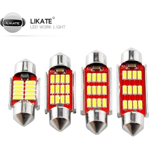 LKT C5W LED Festoon 36mm 4014 LED Canbus Error Free Car Interior Dome Reading Light