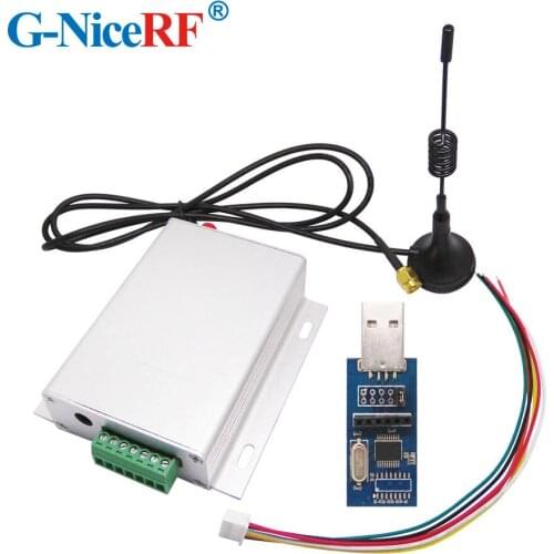 2sets 5W 8km distance SV6500 433MHz TTL interface GFSK transceiver module