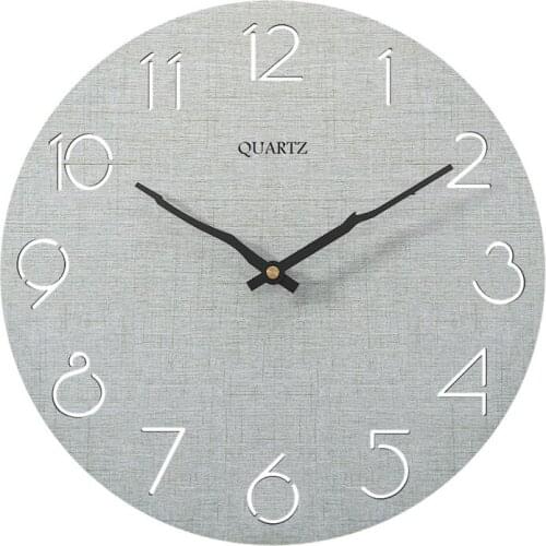 Boyida new wall clock wooden clock wooden clock North Europe living room wall clock sale