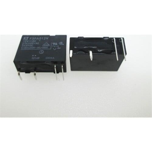 NEW 12V relay F3PA012V FT-F3PA012V F3PA012V-12VDC FTR-F3PA012V-SS FTF3PA012V 12VDC 12V DC12V 5A 250VAC 4PIN