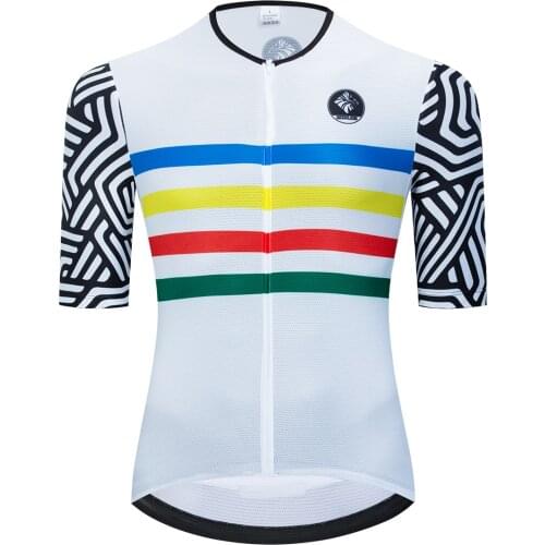 Road Bike Short Sleeves Clothes Team Tour Training Maillot Ciclismo Cycling High Quality Clothing MTB Jersey