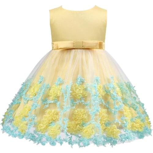 2019 new girl bow princess dress