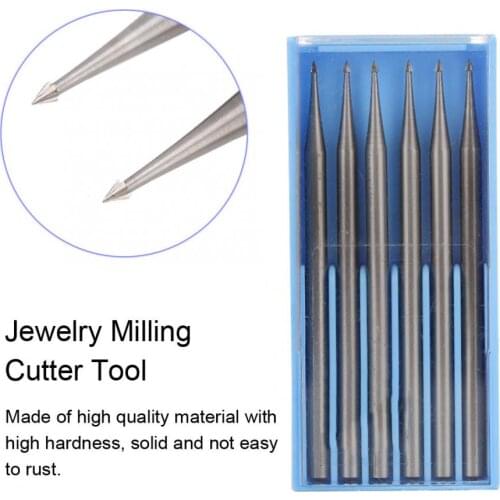 Professional Metal Jewelry Carving Grinding Milling Cutter Jewelry Making Engraving Carving Grinding Tool Equipment for Jeweler