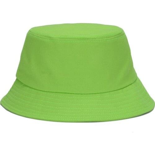 Packable Summer Travel Bucket Beach Sun Hat Solid Color Bucket Hat for Men Women Trendy Cotton Twill Canvas Sun Hat