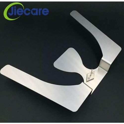 1 PC Dental Material Dental Occlusal Maxillary Casting Jaw Fox Plane Plate Autoclavable Complete Full Denture Stainless Steel