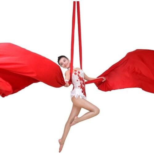 PRIOR FITNESS 10Yards/9.1m Yoga Aerial Silks Fabric for Acrobatic Flying Dance yoga swing trapeze inversion fly air therapy