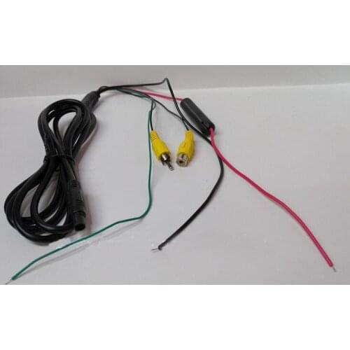 1pcs Car Rearview Mirror Display Headrest Display Desktop Power Cord Part General Purpose 8-pin