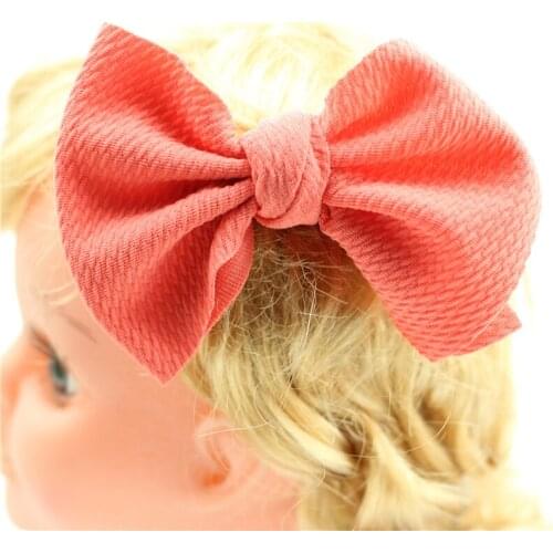 Girls Bowknot hair clips Newborn Baby Big Bow Barrettes Large Messy Bow Dogs headwear Infant Bebes Infant hair clip hairpins