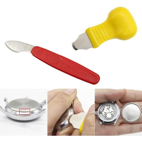 1/2 Pcs Watch Case Opener Stainless Steel Plastic Back Cover Remover Wathes Repair Tool YE-Hot