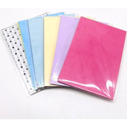 100sheet/bag A5 Wrapping Papers Retro Multicolor Print Tissue Paper Bookmark Gift Wrapping Papers Floral Gift Packaging Material